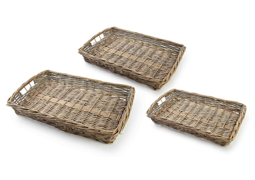 Ensemble de 3 Plateaux GUSTAV - Dimensions variées - HIWD9456 - Mondex