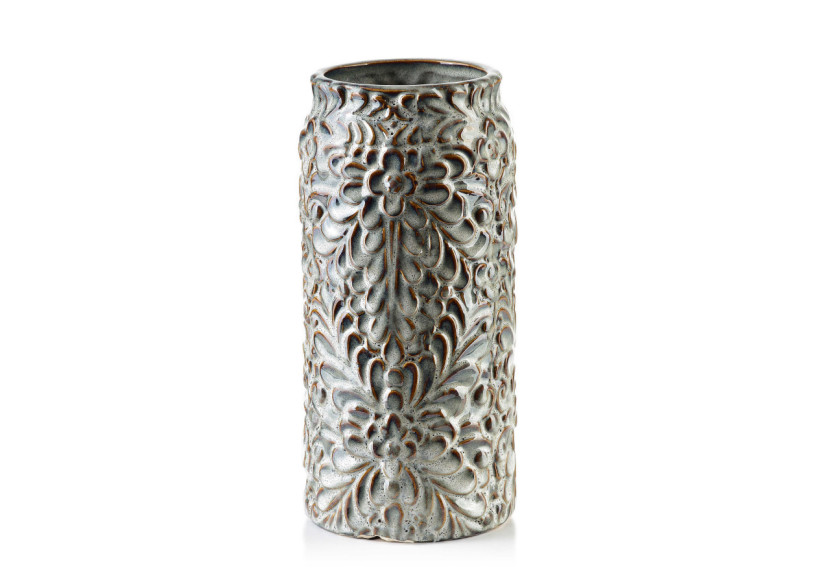 Vase YANDA BEIGE - Céramique 10,5xH26cm - HTTS9654 - Mondex Vase YANDA BEIGE - Céramique 10,5xH26cm - HTTS9654 - Mondex