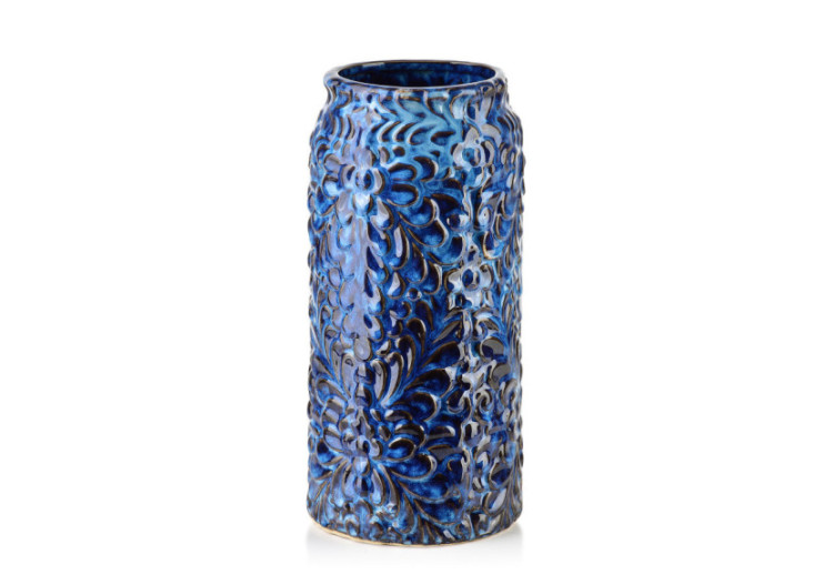 Vase YANDA DARK - Céramique 10,5xH26cm - HTTS9661 - Mondex