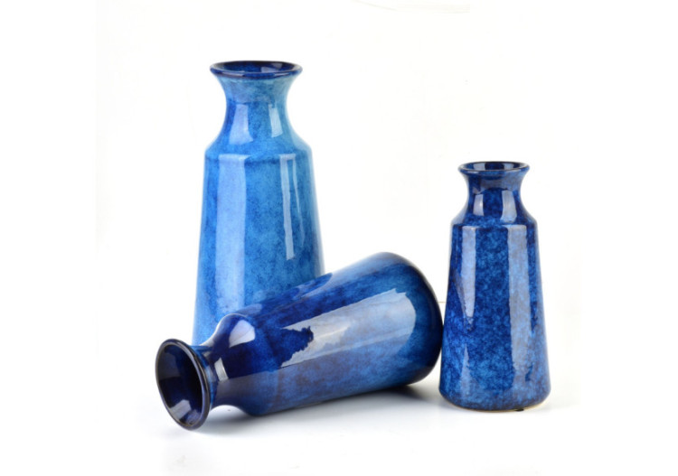 Vase YARINE DARK - Céramique 9,5xH30,5cm - HTTS9722 - Mondex 2