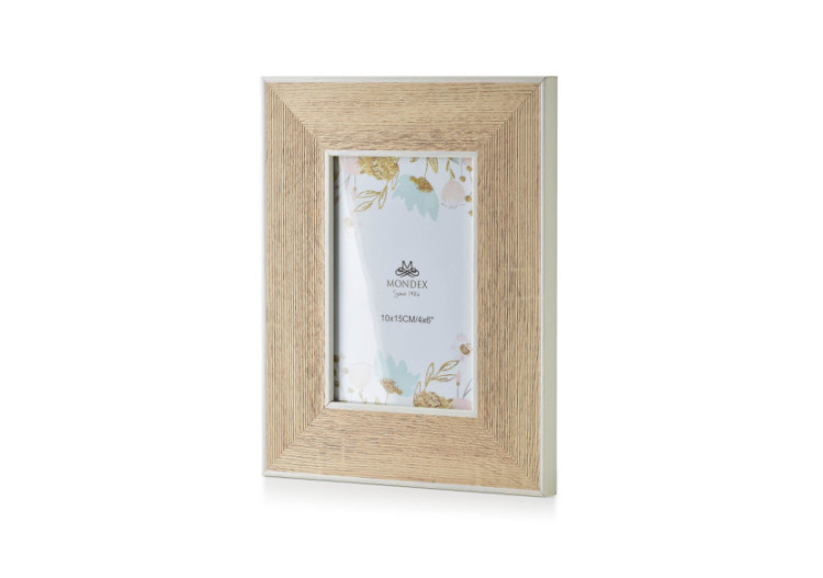 Cadre photo ADI - 10x15cm, style raffiné 22,5x17,5xh1,5cm - HTOK3552 - Mondex