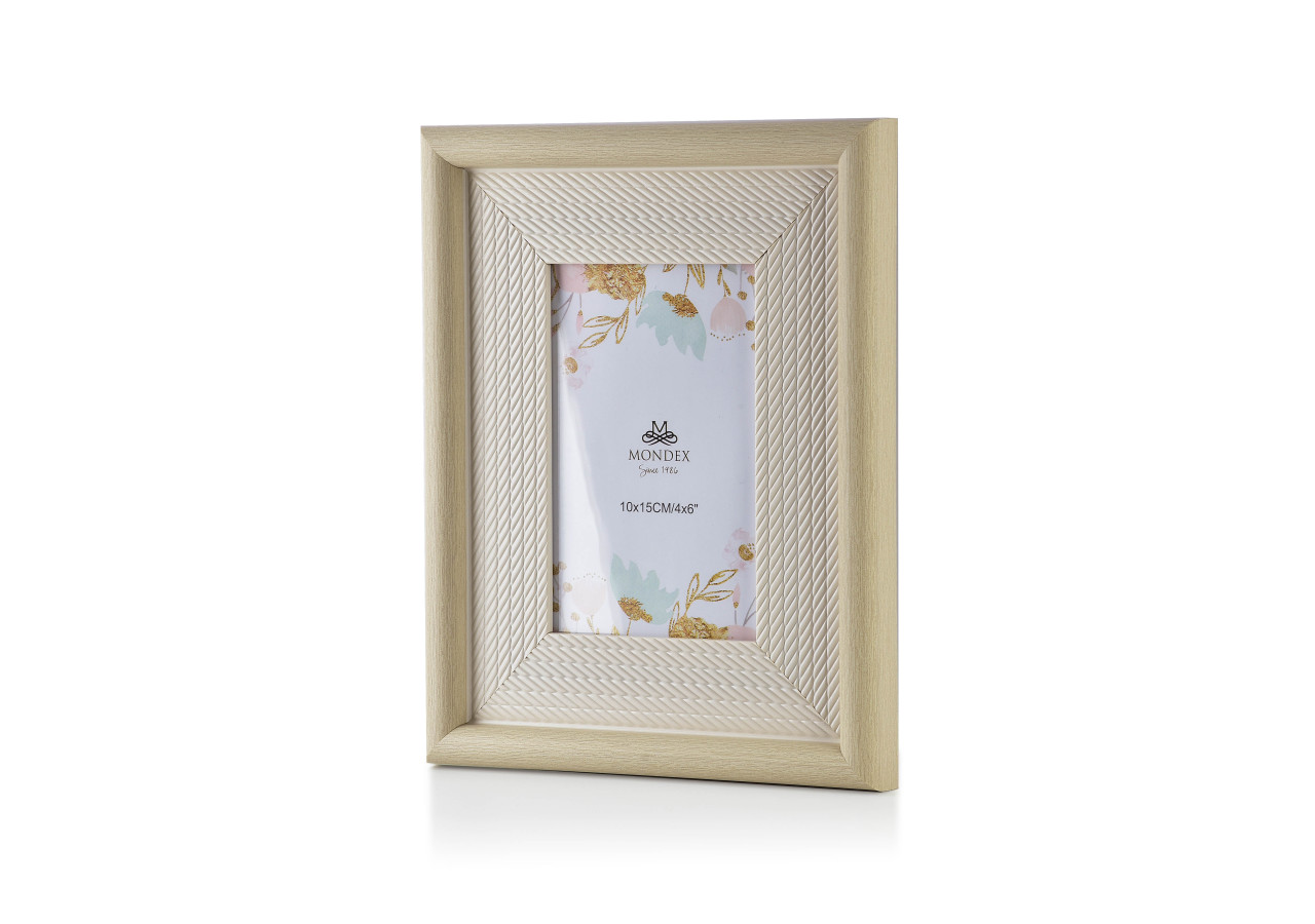 Cadre photo ADI - 10x15cm, design contemporain 23,5x18,5xh2cm - HTOK3576 - Mondex