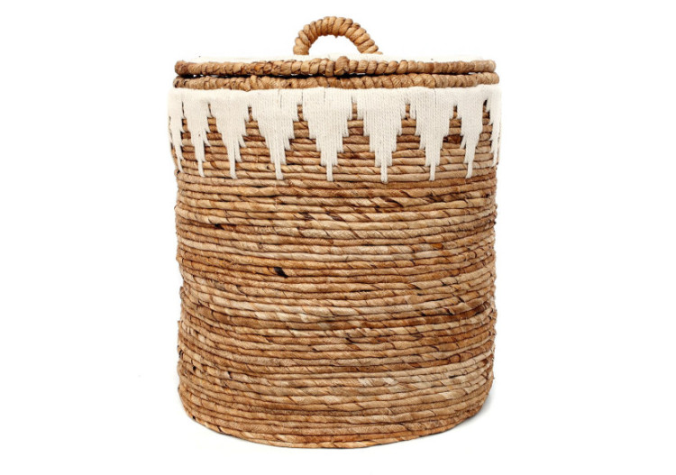 Panier à linge tissé -...