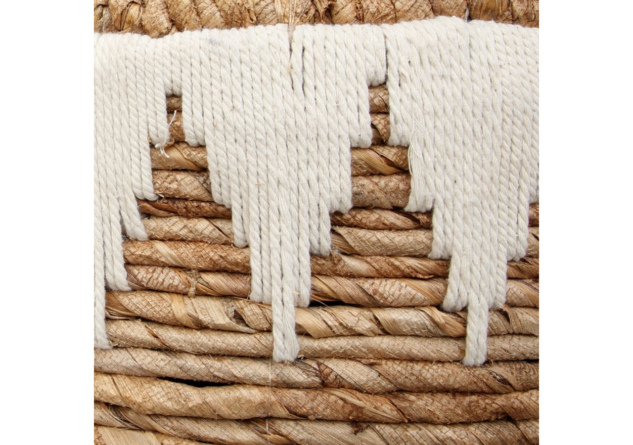 Panier à linge tissé - Taille L - JAAT019NW-L - Bazar Bizar