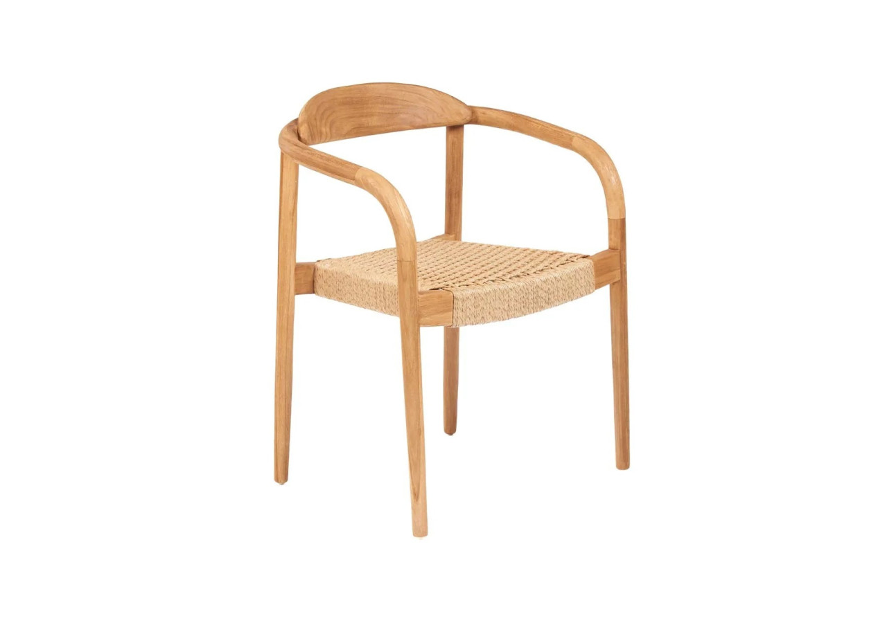 Chaise de Salle à Manger Pandan - Naturelle - Extérieure - JAMEK011N - Bazar Bizar