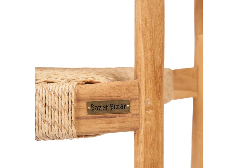 Chaise de Salle à Manger Pandan - Naturelle - Extérieure - JAMEK011N - Bazar Bizar