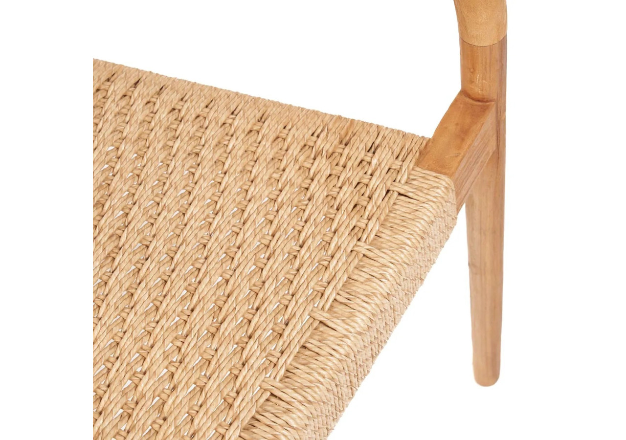 Chaise de Salle à Manger Pandan - Naturelle - Extérieure - JAMEK011N - Bazar Bizar