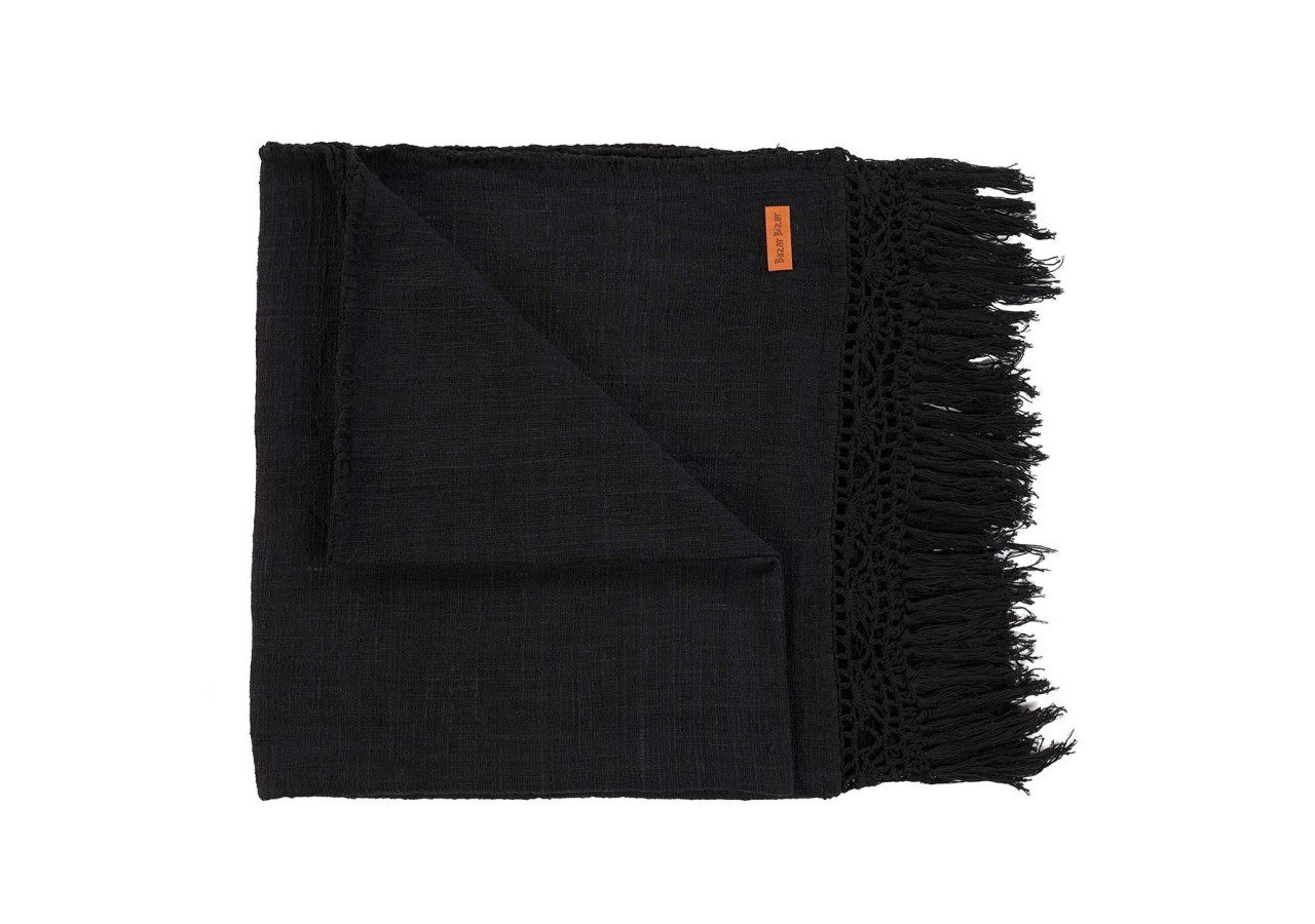 Plaid Gypsy - Noir - BARI014B - Bazar Bizar