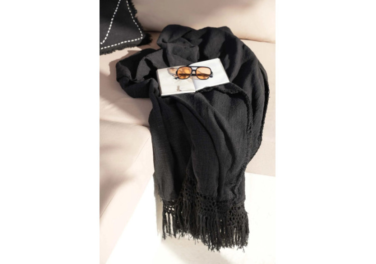 Plaid Gypsy - Noir - BARI014B - Bazar Bizar 2