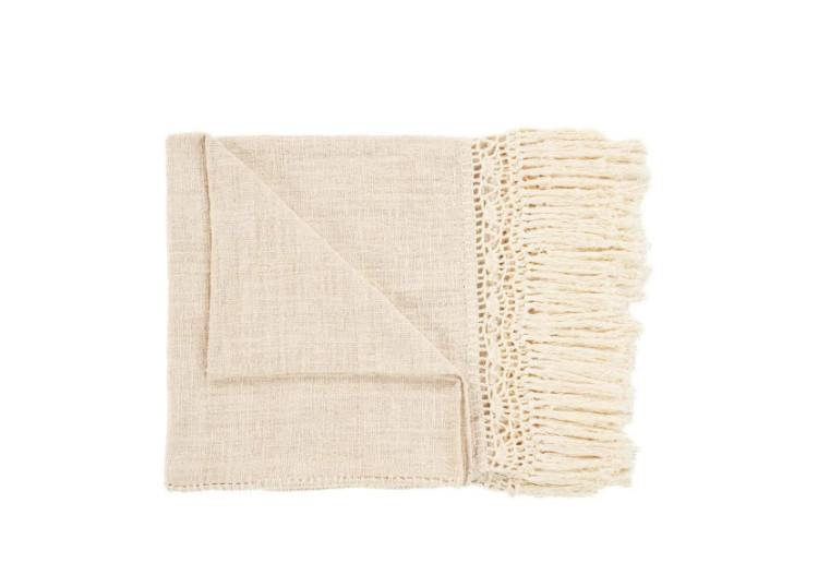 Plaid de Lit Gypsy - Naturel - BARI014N - Bazar Bizar