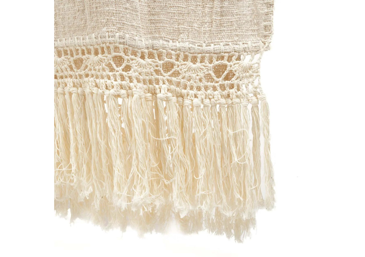 Plaid de Lit Gypsy - Naturel - BARI014N - Bazar Bizar