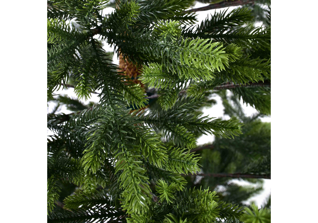 Sapin SANTA LILA - 130 x 240 cm démontable en 3 parties - HIWJ1947-SW - Mondex