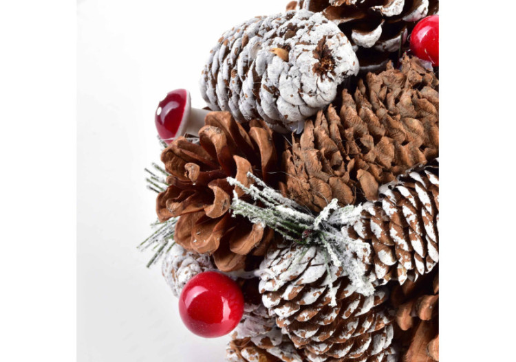 Boule suspendue SANTA LILA - 12 cm - HIWJ1992-SW - Mondex 2