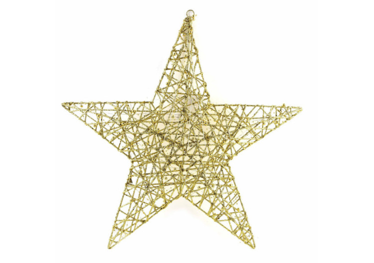 Étoile LED SANTA LILA - 60x57x5cm - HIWJ2104-SW - Mondex