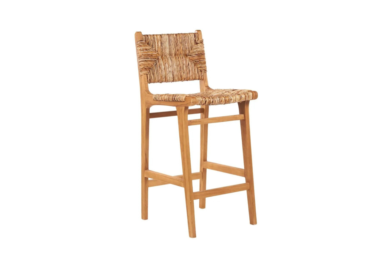 Tabouret de Bar Puquta - Design élégant en bois naturel - JAMEK009N - Bazar Bizar