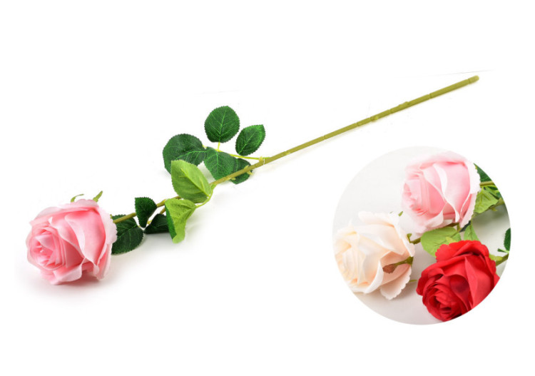 Fleur artificielle VIRIDIS - Rose mauve 64x10cm - HTQB2814 - Mondex