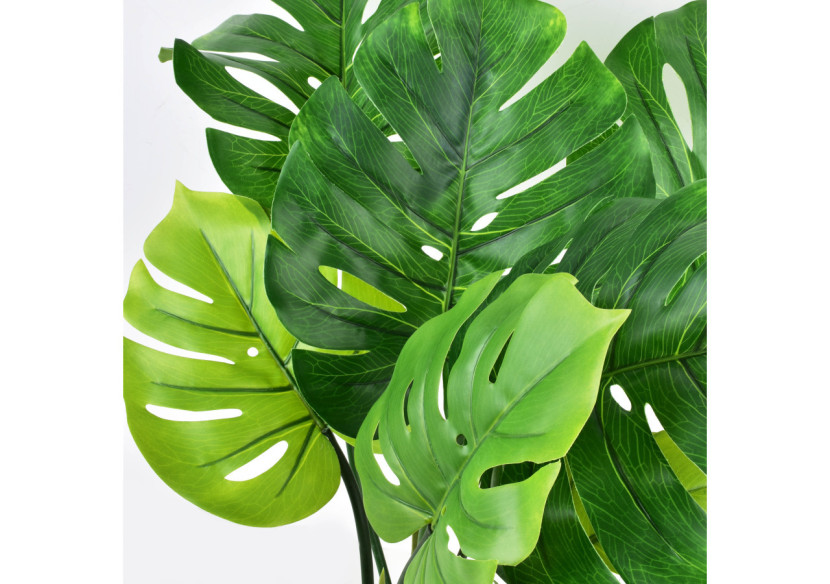 Fleur artificielle VIRIDIS - Monstera en pot H70cm - HTQB2913 - Mondex