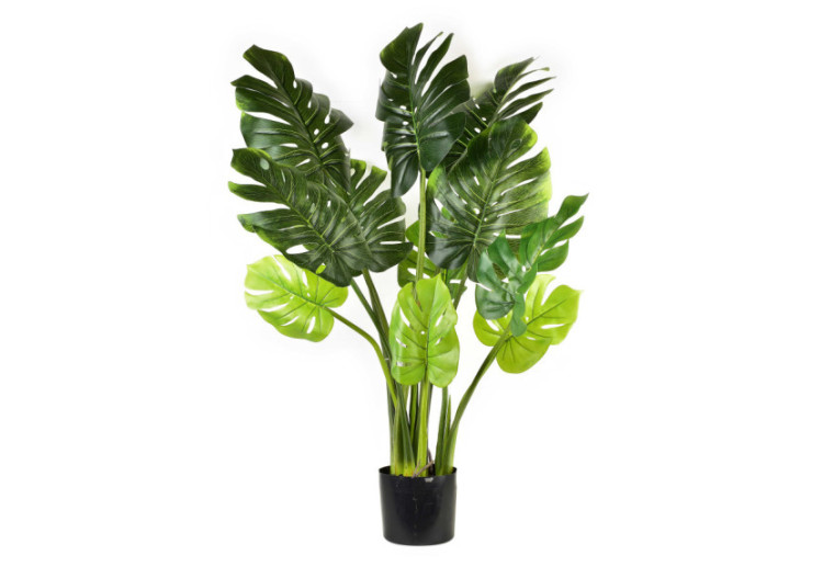 Fleur artificielle VIRIDIS - Monstera en pot H115cm - HTQB2951 - Mondex