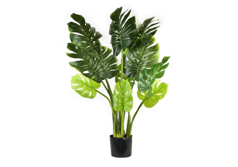 Fleur artificielle VIRIDIS - Monstera en pot H115cm - HTQB2951 - Mondex