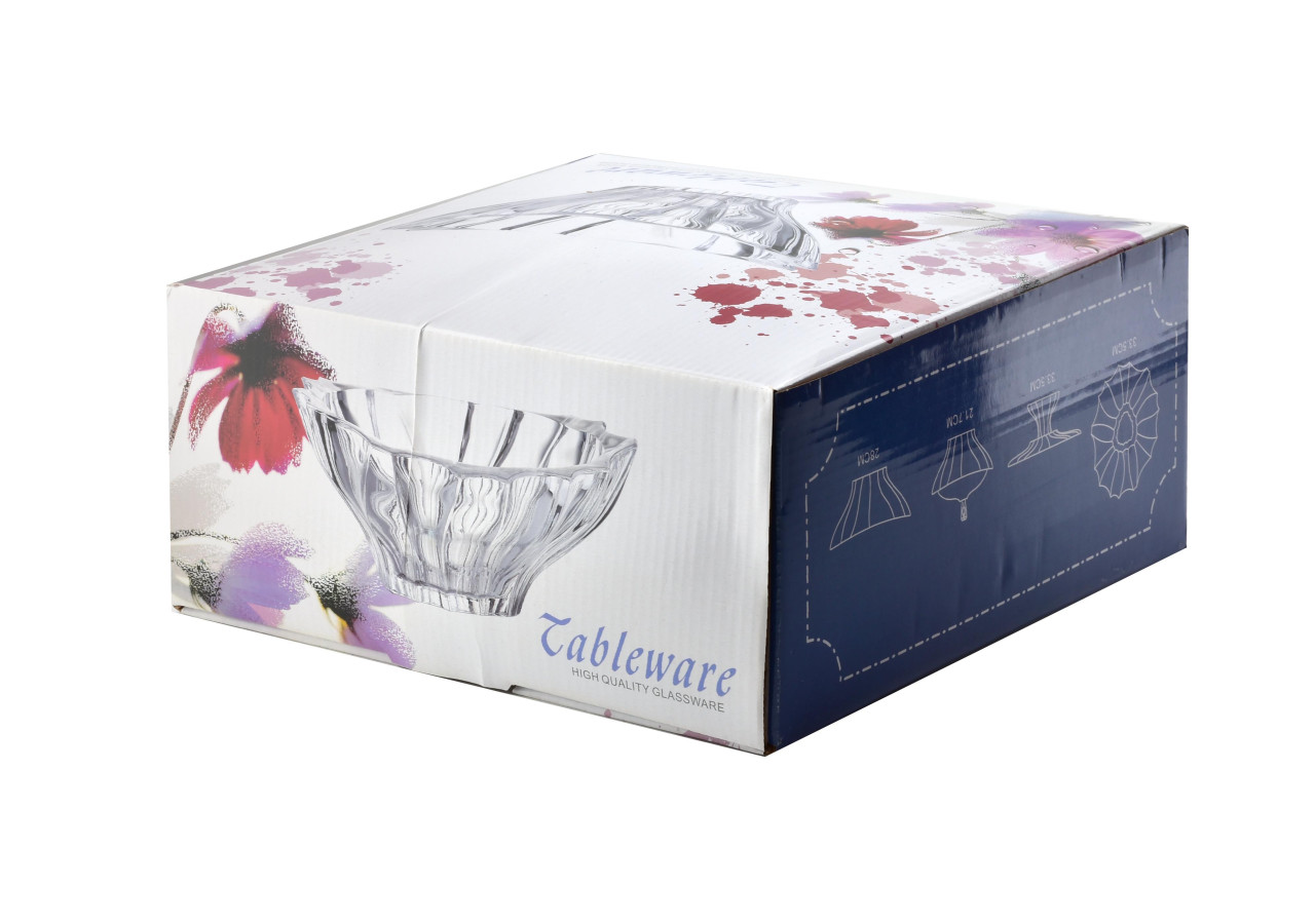 Mise PEONY - 27cm x 11.5cm en verre - HTID5832-PROM - Affekdesign By Mondex