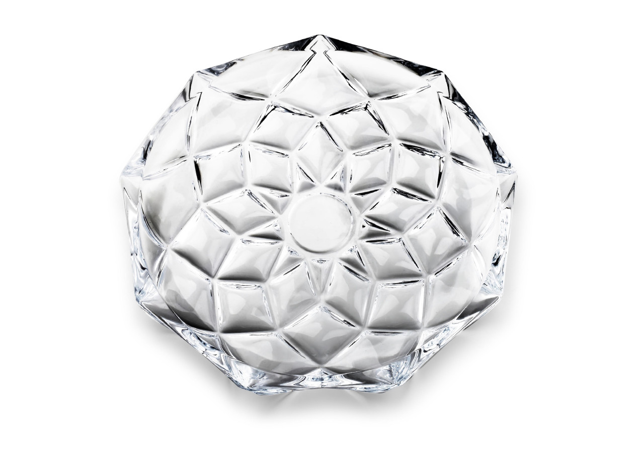 Assiette CRISTO - 30cm x 3cm en verre - HTID5900-PROM - Affekdesign By Mondex