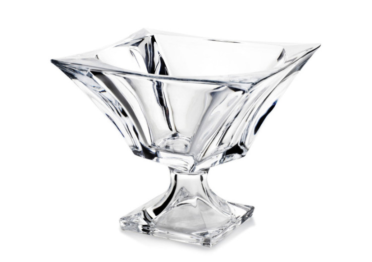 Bol sur pied PIAZZA - 20,5cm, verre élégant - HTID5986-PROM - Affekdesign By Mondex