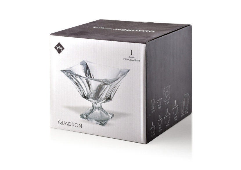 Bol sur pied PIAZZA - 20,5cm, verre élégant - HTID5986-PROM - Affekdesign By Mondex Bol sur pied PIAZZA - 20,5cm, verre élégant - HTID5986-PROM - Affekdesign By Mondex