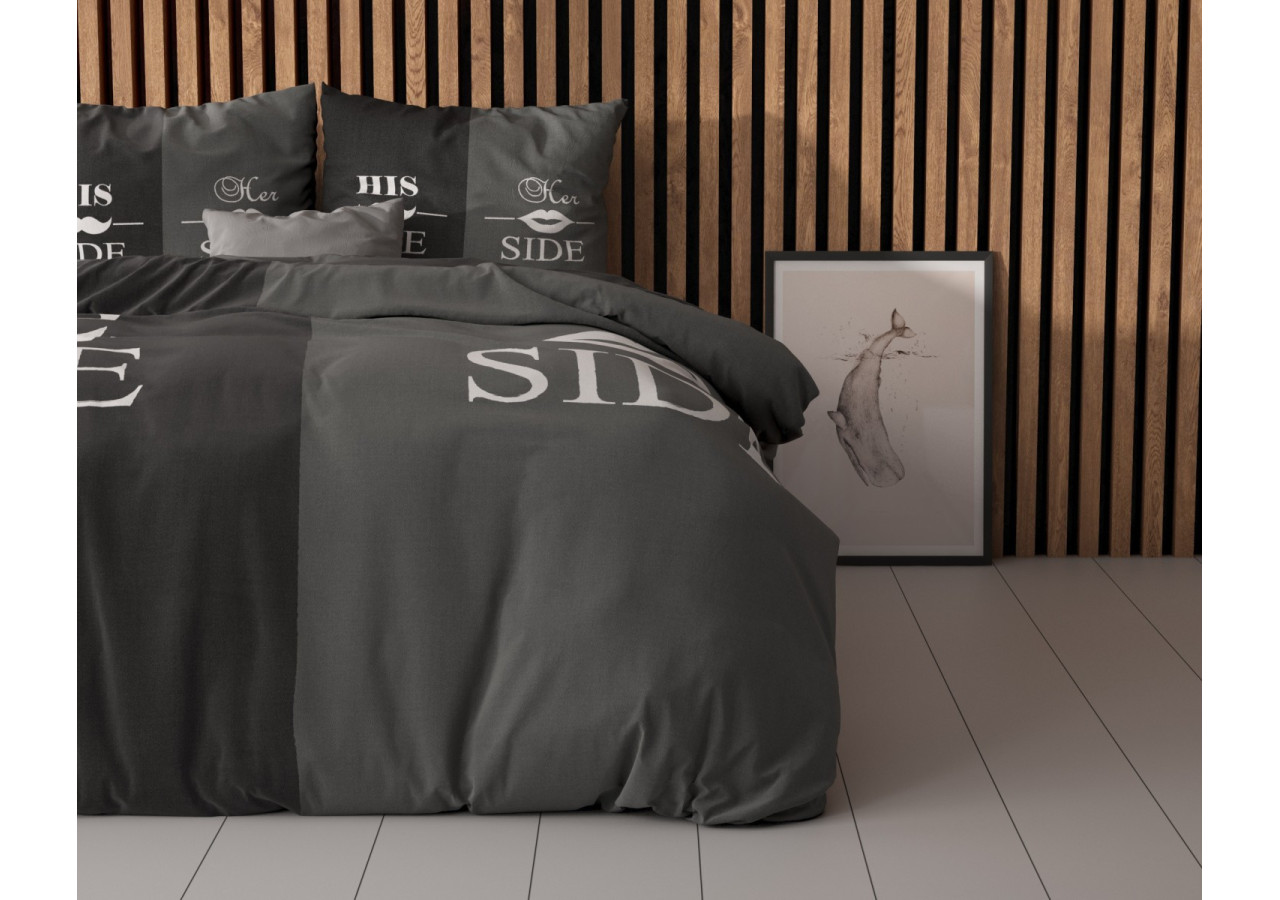 Couvre-lit His and Her Side - 240 x 220 cm, Impression numérique - 15022733 - Sleeptime
