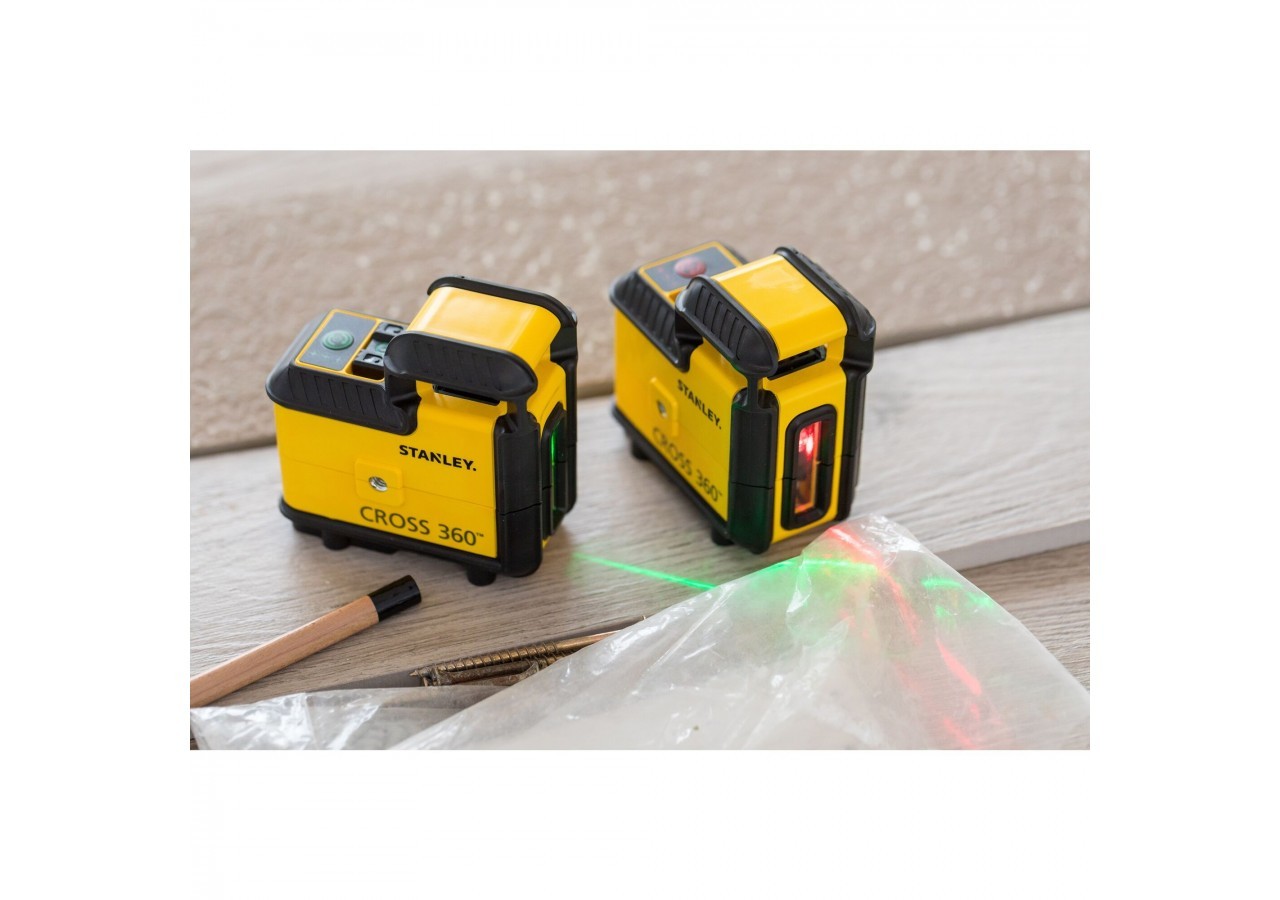 NIVEAU LASER 360° CROSS360 - ROUGE - STHT77504-1 - Stanley
