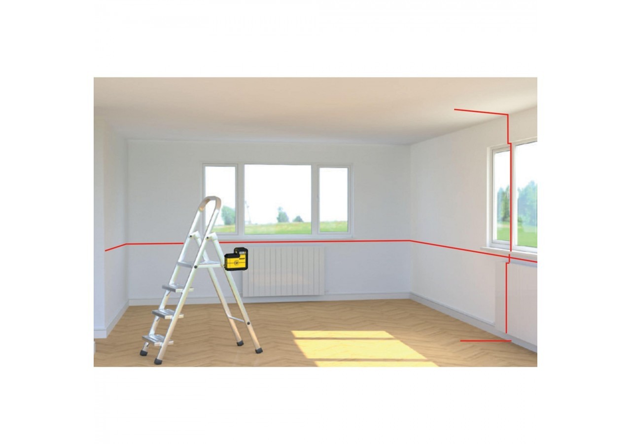 NIVEAU LASER 360° CROSS360 - ROUGE - STHT77504-1 - Stanley