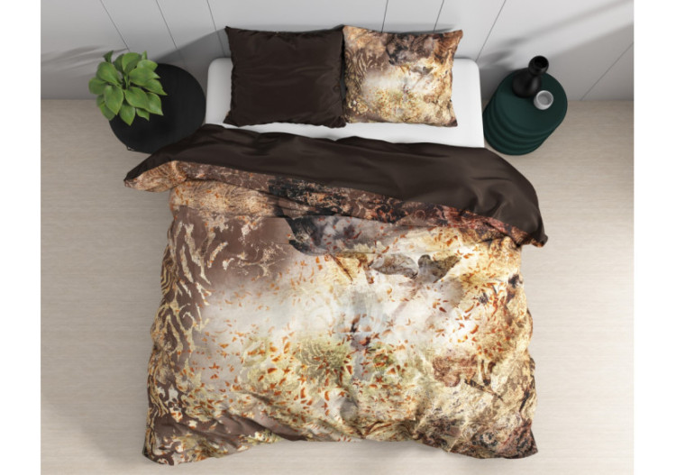 Housse de Couette Inferno Taupe - Coton Satiné 200 x 220 cm - 17010222 - Dreamhouse 2