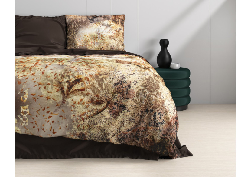 Housse de Couette Inferno Taupe - Coton Satiné 240 x 220 cm - 17010223 - Dreamhouse