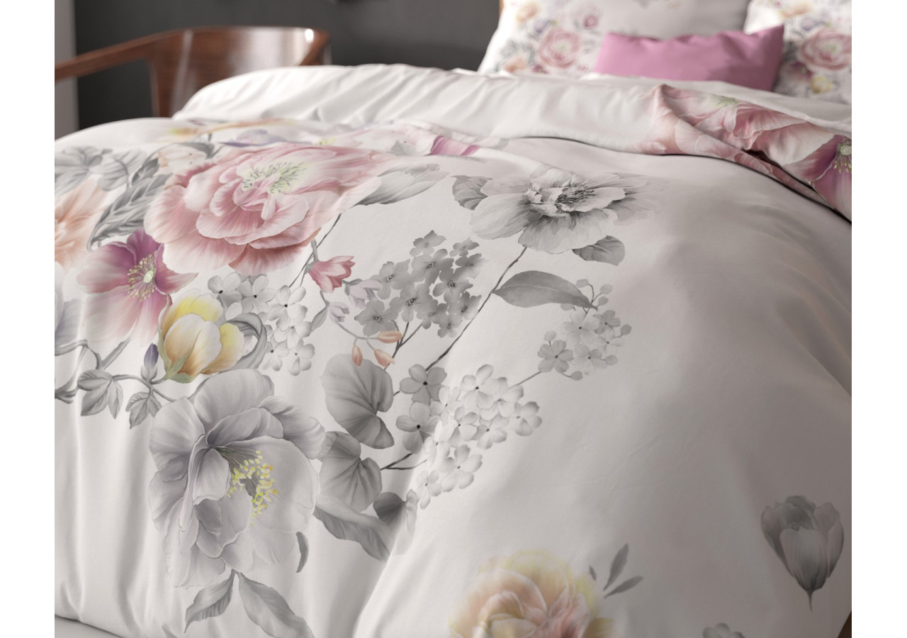 Housse de Couette Isabeau Wit - 240 x 220 cm en Microfibre - 17018243 - Sleeptime