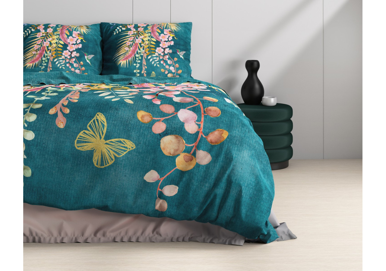 Housse de Couette Kamala Botanisch - Vert 240 x 220 cm - 17015823 - Dreamhouse
