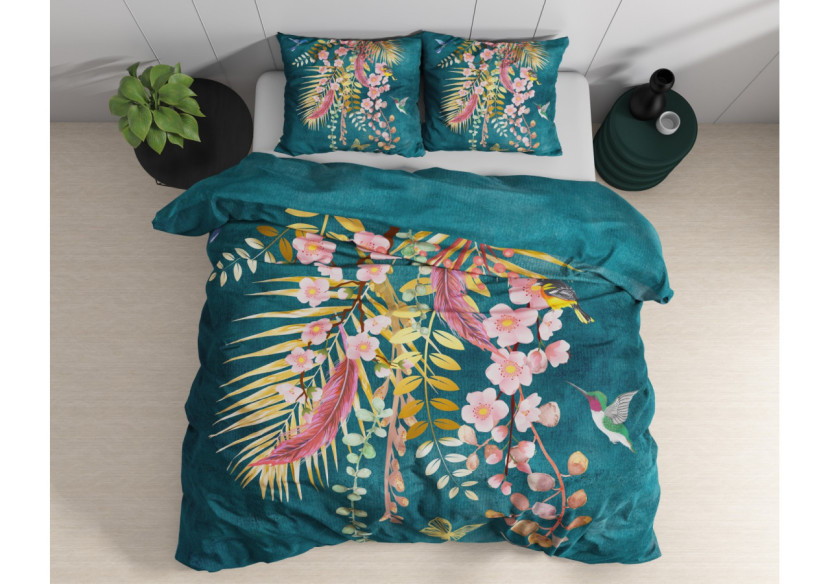 Housse de Couette Kamala Botanisch - Vert 240 x 220 cm - 17015823 - Dreamhouse