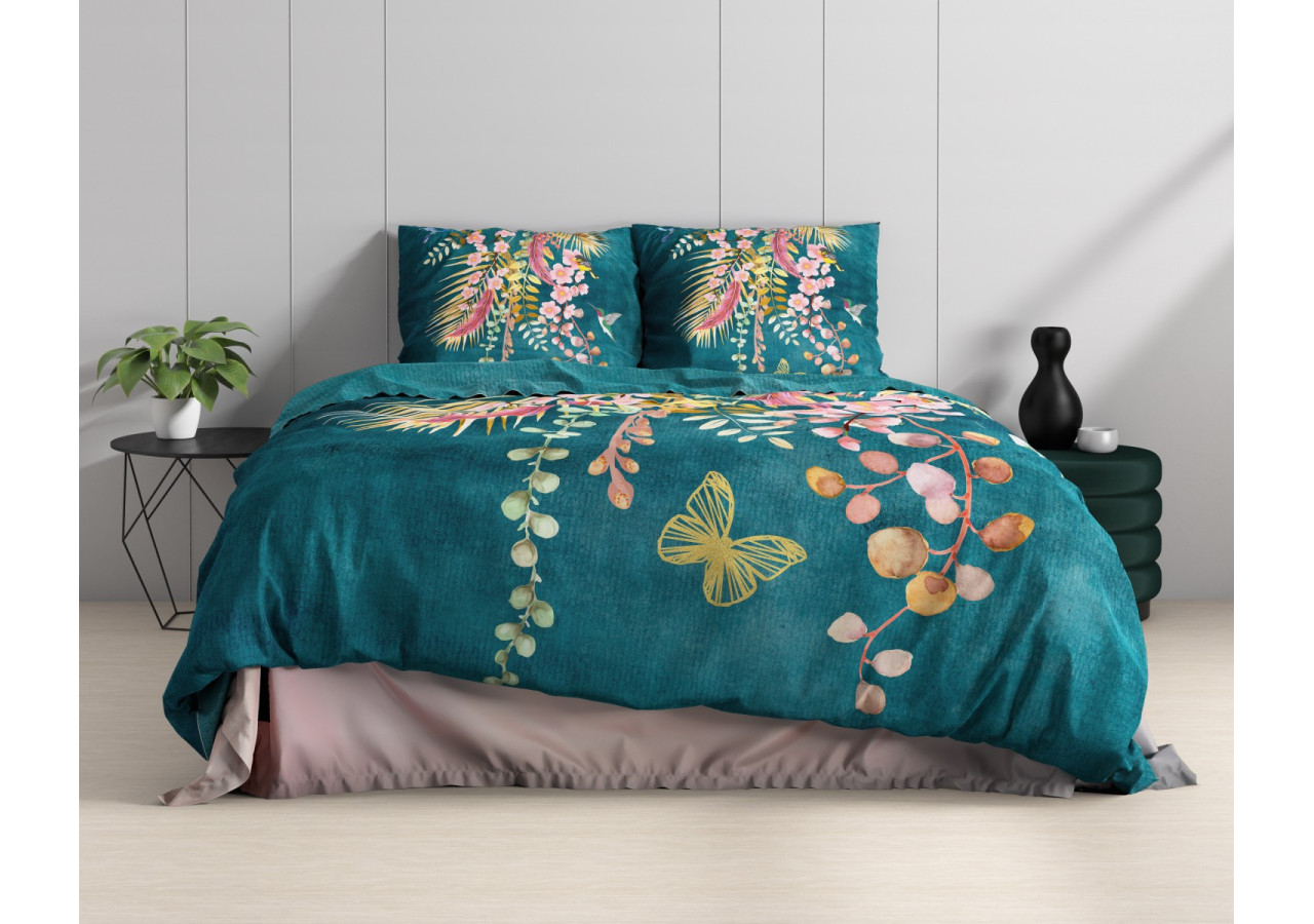 Housse de Couette Kamala Botanisch - Vert 240 x 220 cm - 17015823 - Dreamhouse