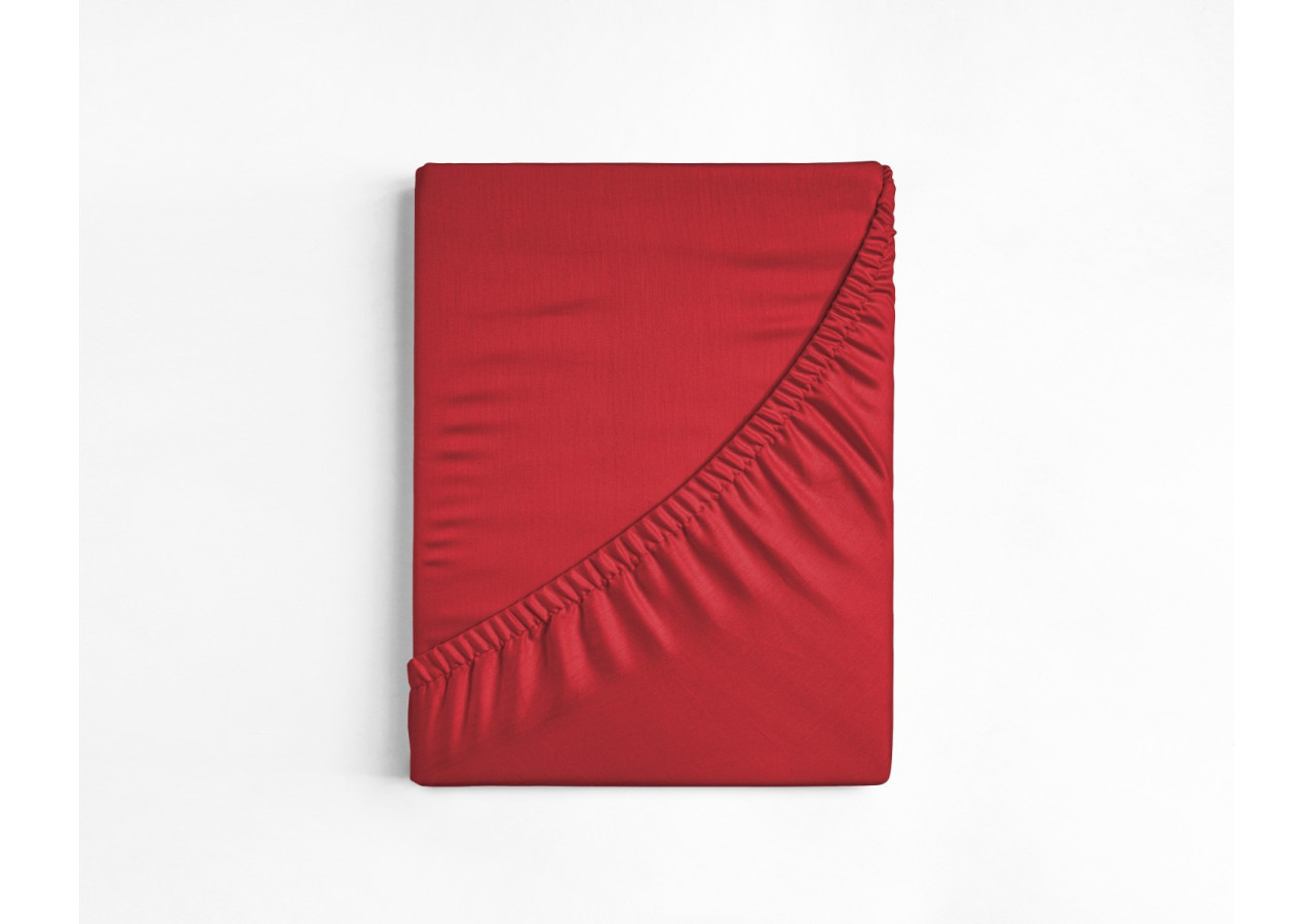 Housses de Matelas en Coton Rouge - 180 x 220 cm, Confort Optimal - 12011703 - Dreamhouse