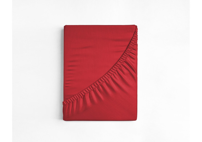 Housses de Matelas en Coton Rouge - 180 x 220 cm, Confort Optimal - 12011703 - Dreamhouse