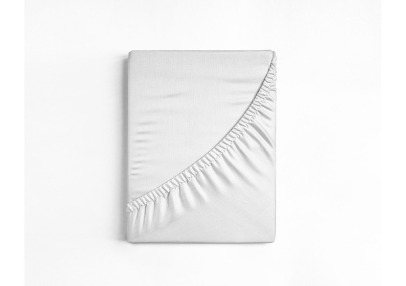 Housse de Matelas Coton Blanc - 90 x 200 cm, Élastique et Confortable - 12011738 - Dreamhouse