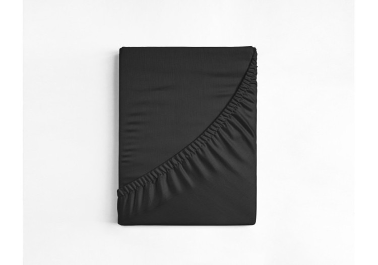 Housse de Matelas Coton Noir - Dimensions 160 x 220 cm - 12011763 - Dreamhouse