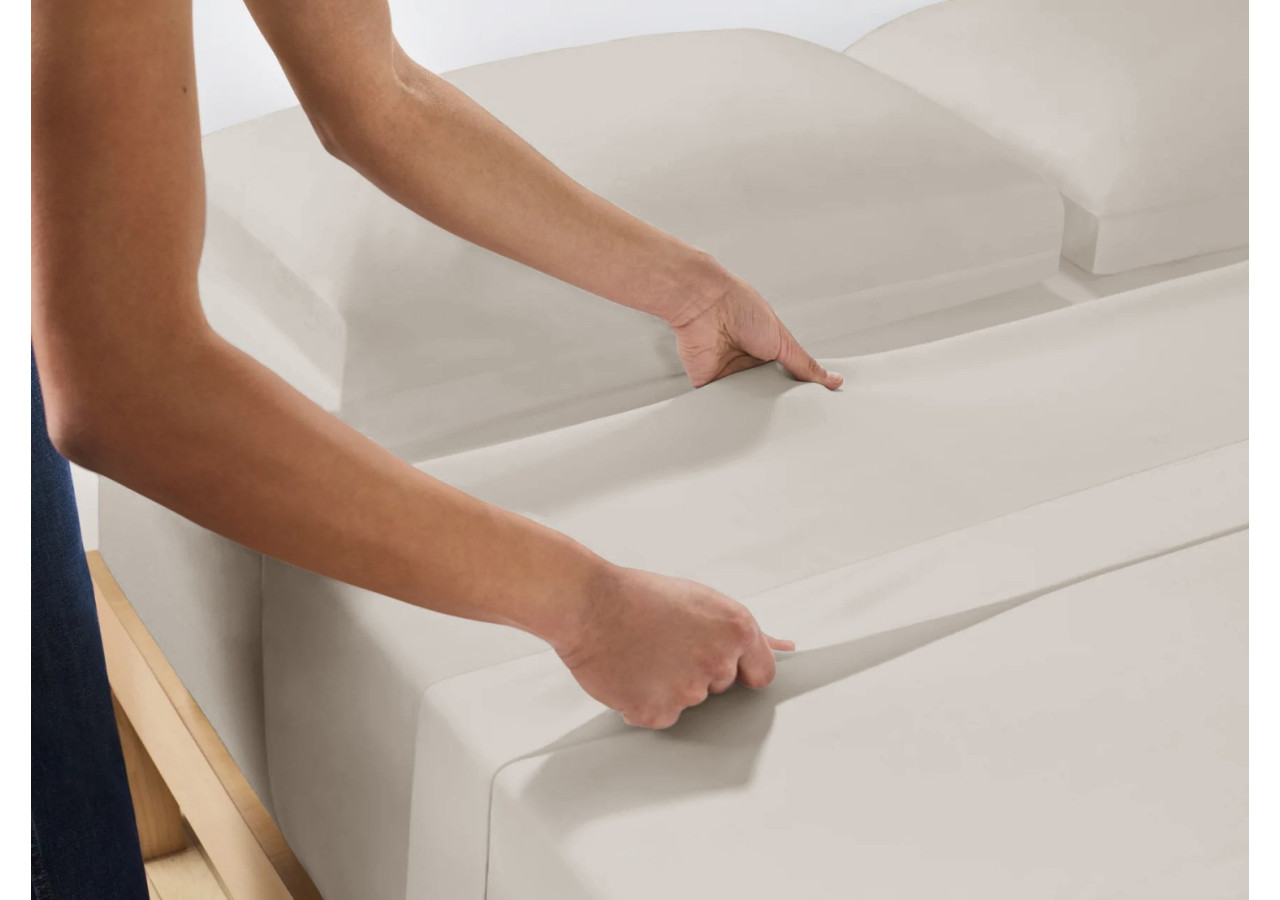 Laken Crème - Dimensions 150 x 260 cm - 14015012 - Dreamhouse