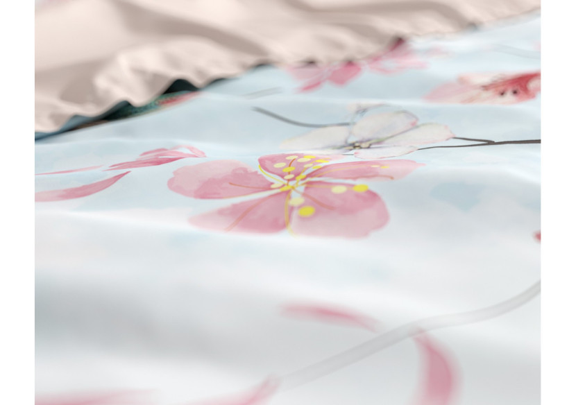 Laken Layla Bleu - Décoratif 140 x 220 cm - 17016871 - Dreamhouse