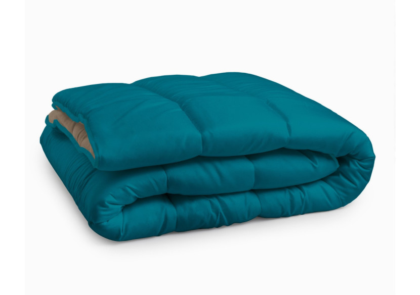 Couette Lazy All-in-One - Teck / Plume 240 x 200 cm - 17020250 - Sleeptime