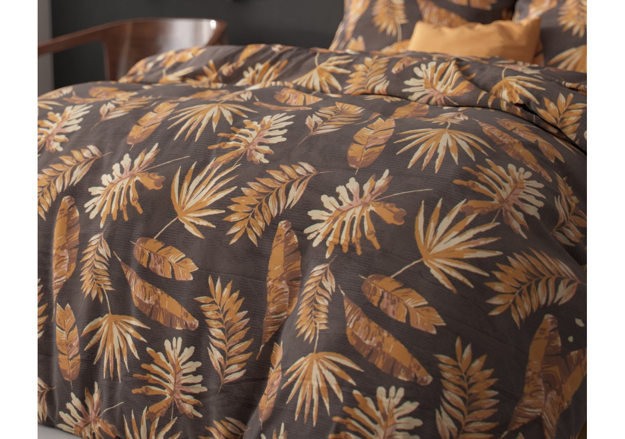 Housse de Couette Luisa Goud - 140 x 220 cm en Coton et Micropercal - 15022956 - Sleeptime