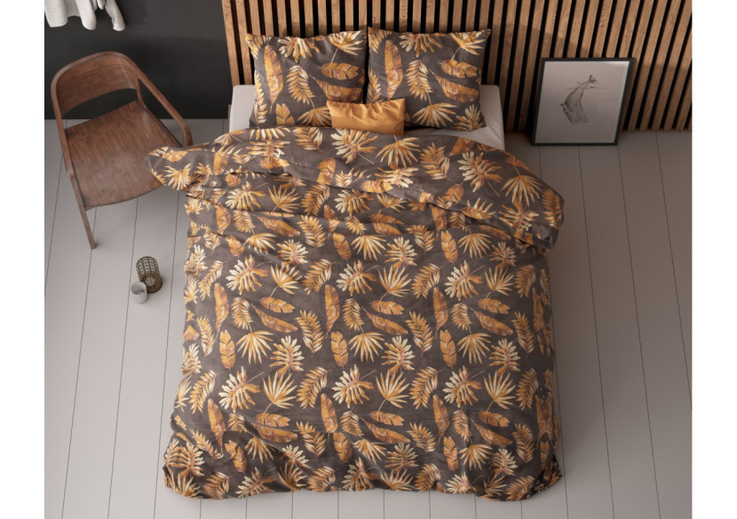 Housse de Couette Luisa Goud - 240 x 220 cm en Coton et Micropercal - 15022958 - Sleeptime