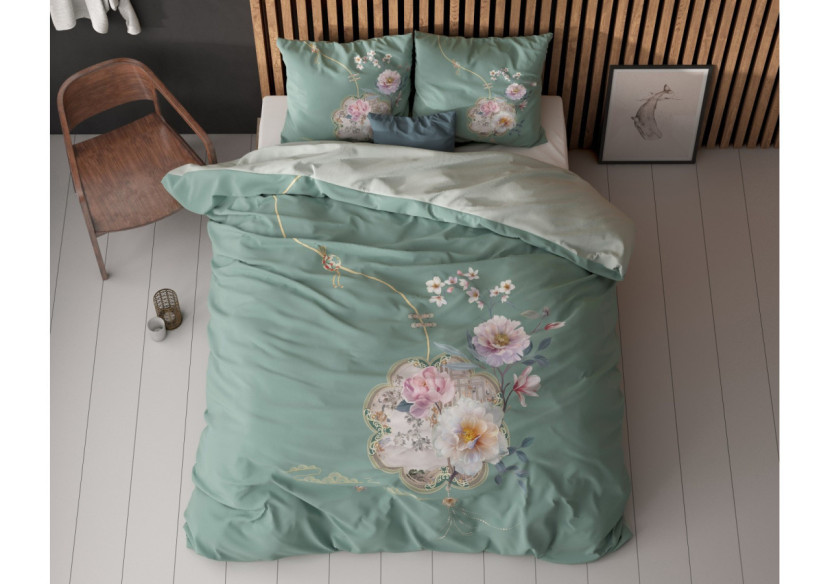 Housse de Couette Lyra Groen - Luxe et Confort 200 x 200/220 cm - 17018263 - Sleeptime