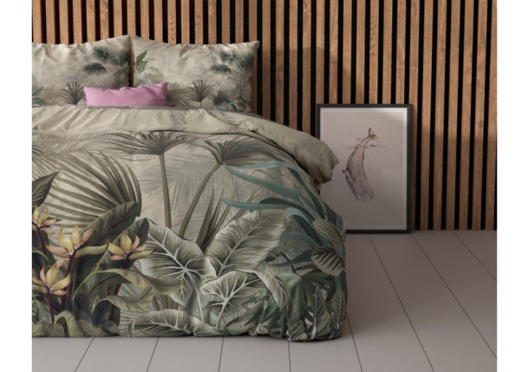 Housse de Couette Macy Groen - 140 x 200/220 cm en Microfibre - 17018247 - Sleeptime 2