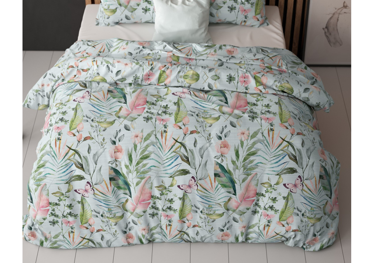 Housse de couette Mika Groen - 240x220 cm en 100% coton - 15029356 - Sleeptime