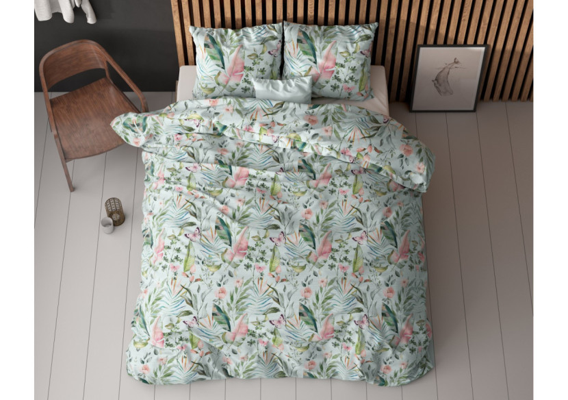 Housse de couette Mika Groen - 240x220 cm en 100% coton - 15029356 - Sleeptime