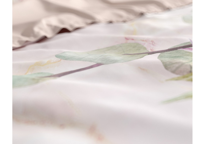 Housse de Couette Minzy - Rose, 240 x 220 cm, Satin de Coton - 17016876 - Dreamhouse